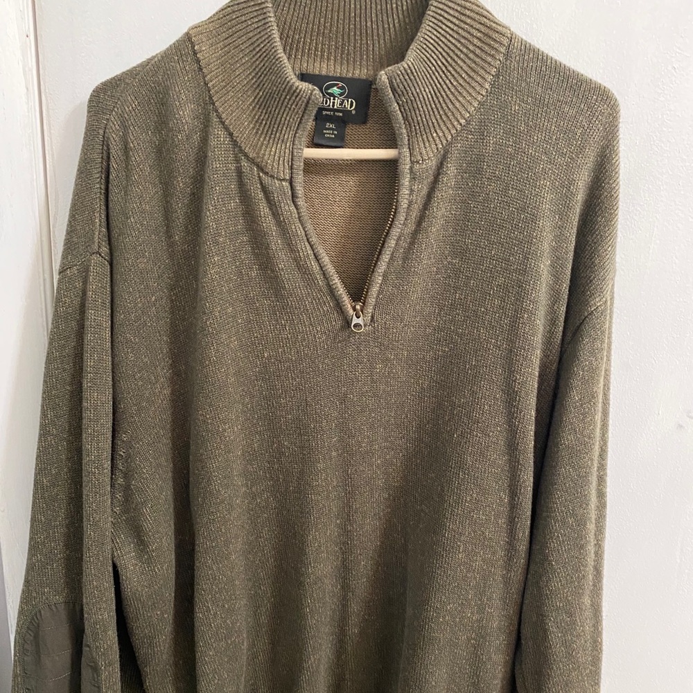Vintage green pullover